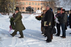 Fotografia: Pietny akt pri pamätníku padlých v 1. a 2. Svetovej vojne - 2012 