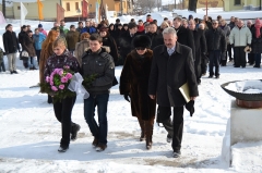 Fotografia: Pietny akt pri pamätníku padlých v 1. a 2. Svetovej vojne - 2012 