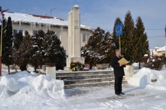 Fotografia: Pietny akt pri pamätníku padlých v 1. a 2. Svetovej vojne - 2012 