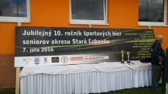 10. ročník športových hier seniorov okresu Stará Ľubovňa – fotografia 1