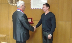 Odovzdanie ceny občanovi obce z príležitosti získania Zlatej plakety prof. Jánskeho  - 2018