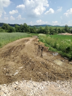 VÝSTAVBA CYKLOTRASY  V KAMIENKE – fotografia 1