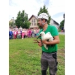 Krúžkovanie mláďat bocianov v Kamienke