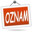 Oznam - voľný školský byt