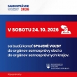 Voľby do orgánov samosprávy obcí a orgánov samosprávnych krajov 24.10.2026